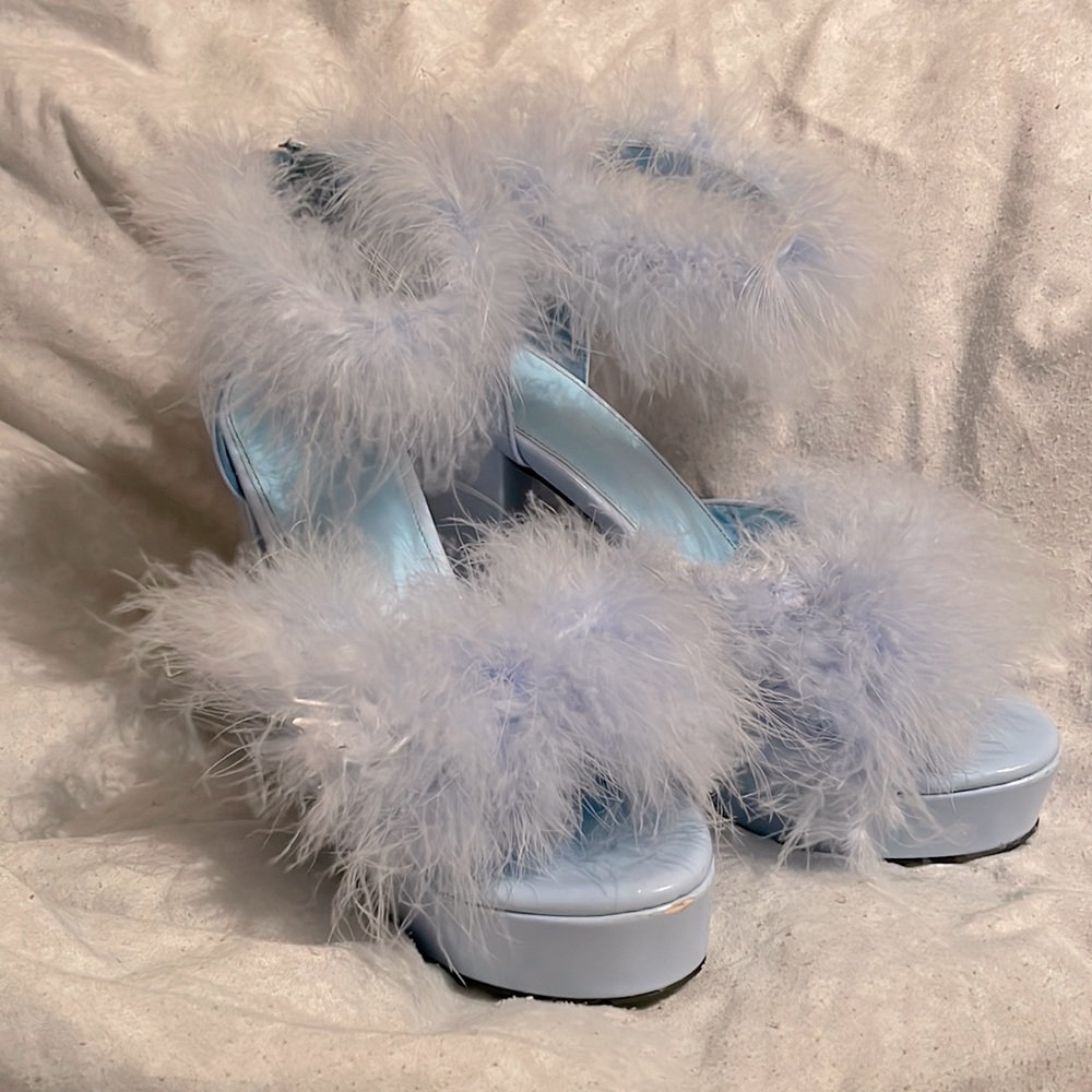 Baby Blue Sugar Trolls 6 Inch Hells size 10